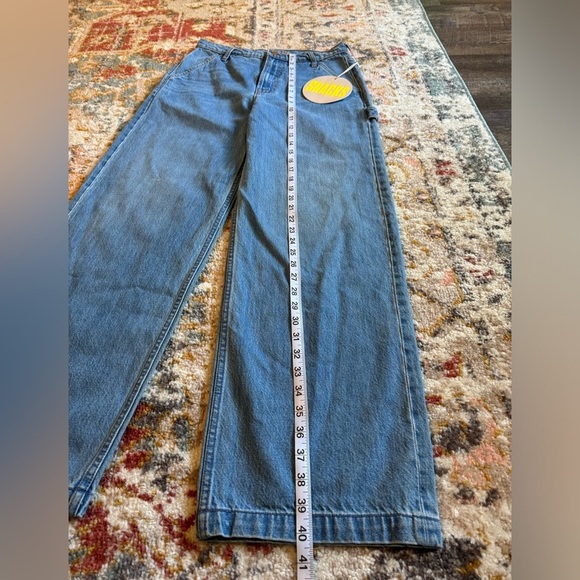 NWT MOTHER Snacks Fun Dip Utility Jeans - Picture 6 of 10